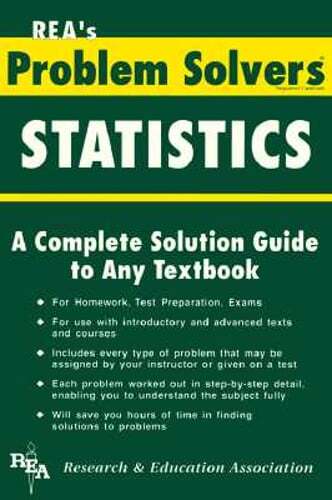 Statistics Problem Solver by Dr. Ogden, James R: Used