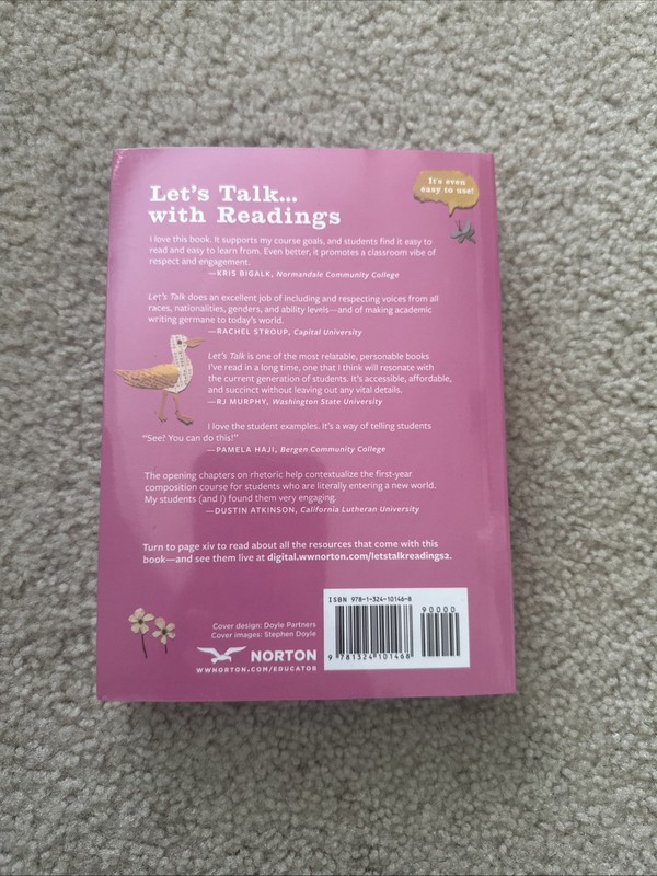 NEW Let's Talk with Readings 2E 2nd Edition Andrea A. Lunsford Michal Brody 2024 gallery
