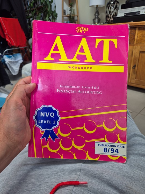 AAT NVQ: Financial Accounting INTERMEDIATE Units 4 & 5 (WORKBOOK) Book gallery