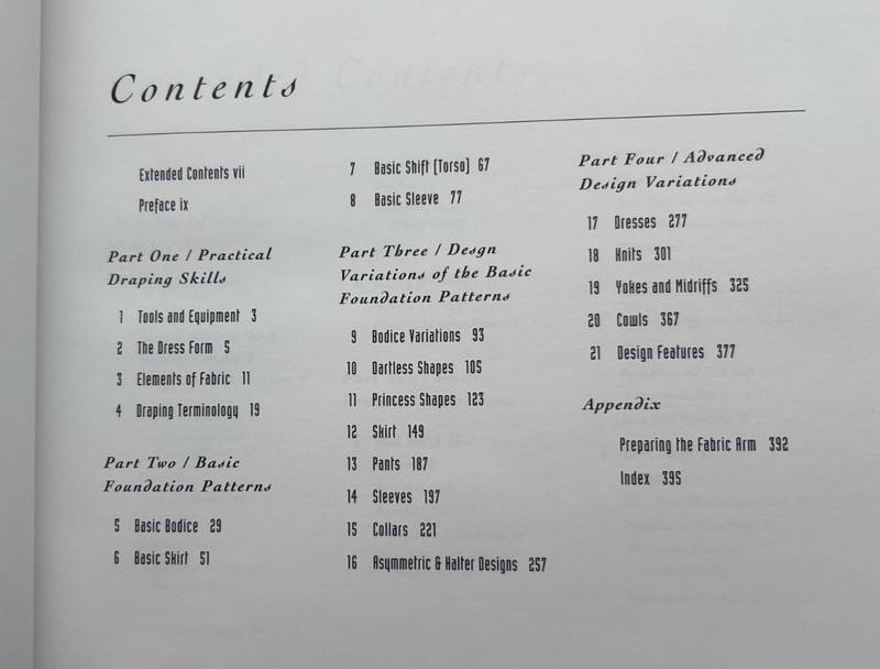 The Art of Fashion Draping, Connie Amaden Crawford 1998 Fairchild, FIDM gallery