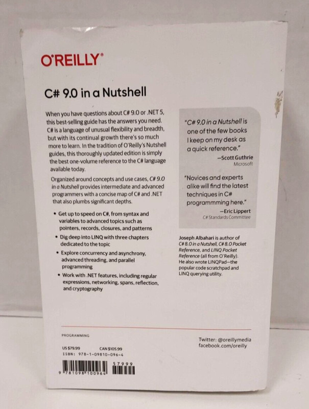 C# 9. 0 in a Nutshell : The Definitive Reference by Joseph Albahari gallery