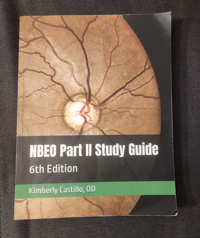 NBEO Part 2 Study Guide Kimberly Castillo 6th Edition Textbook Soft Cover + Pics