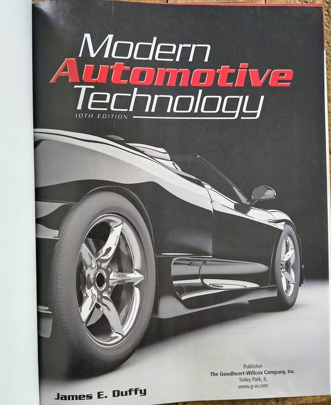 Modern Automotive Technology 10th Edition James Duffy Textbook Hardcover 2020 gallery