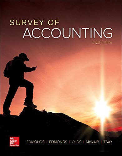Survey of Accounting (IRWIN ACCOUNTING), Tsay, Bor-Yi