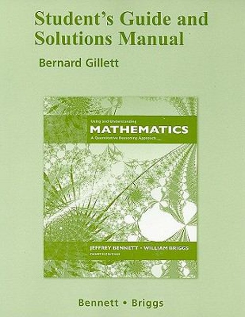 Student’s Study Guide and Solutions Manual for Using and Understa