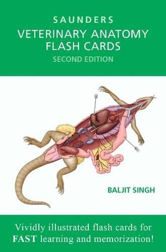 Baljit Singh Veterinary Anatomy Flash Cards (Cards)