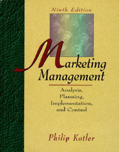Marketing Management: Analysis, Planning, Implementation, – VERY GOOD