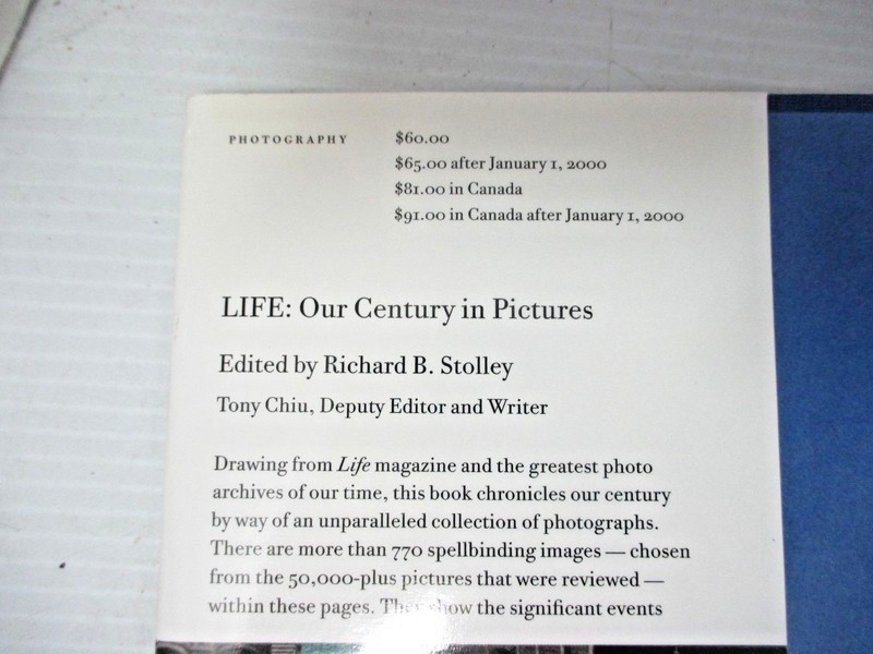 LIFE: OUR CENTURY IN PICTURES BOOK 1900-1999 by Richard Stolley Bulfinch Press gallery