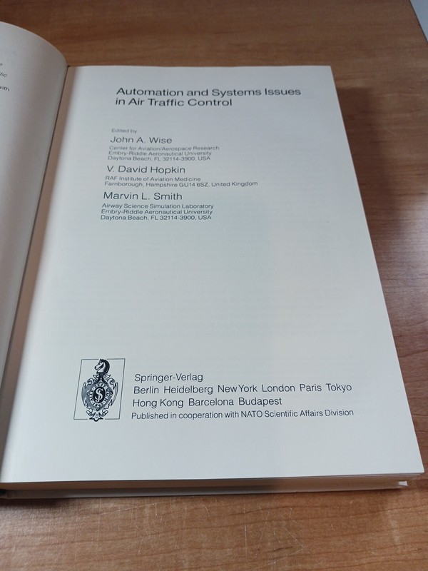 Nato asi Subseries F: Ser.: Automation and Systems Issues in Air Traffic Control gallery