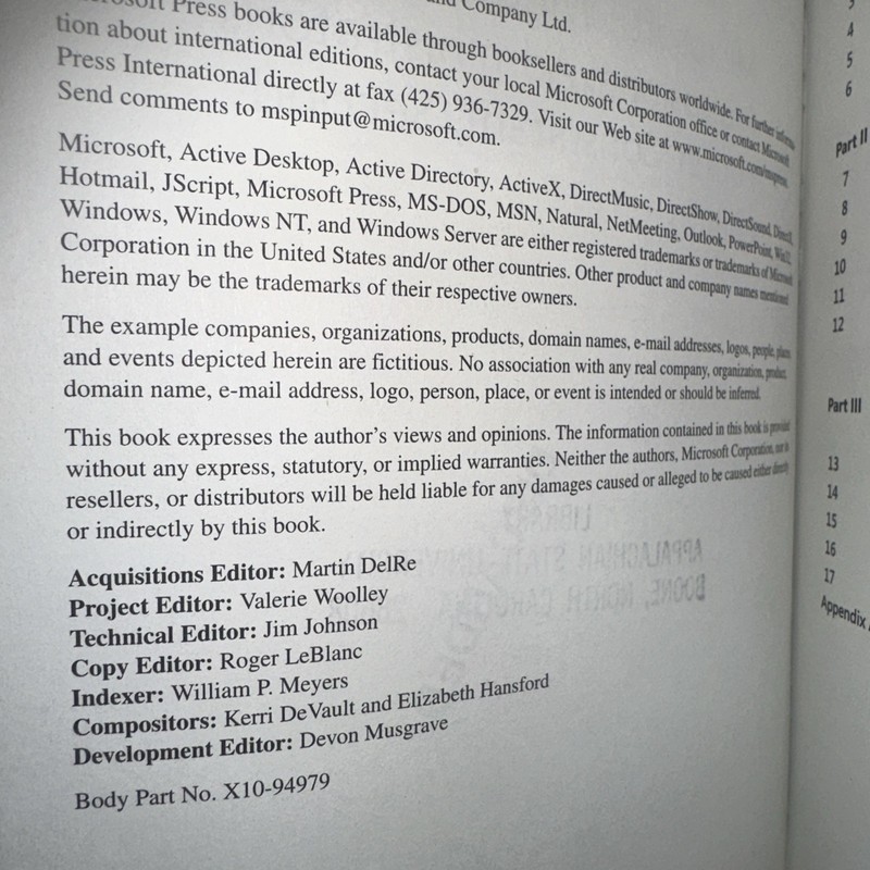 MICROSOFT WINDOWS XP PROFESSIONAL ADMINISTRATOR'S POCKET By William Stanek PB gallery