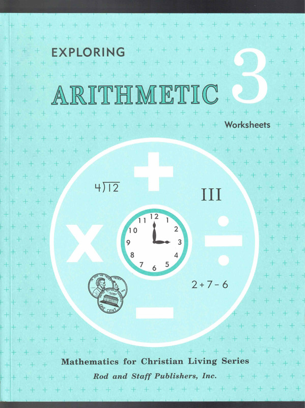 Exploring Arithmetic 3 Worksheets from Rod and Staff Publishers