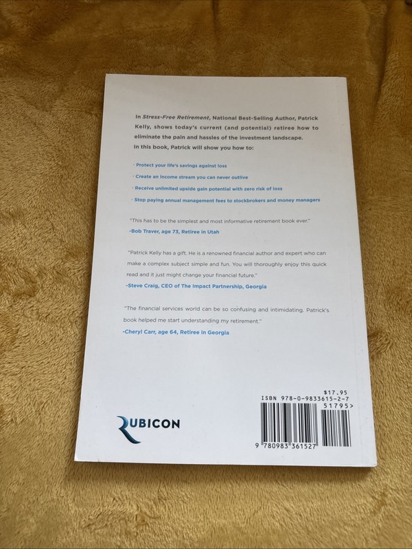 Stress-Free Retirement by Patrick Kelly (2013, Trade Paperback) gallery