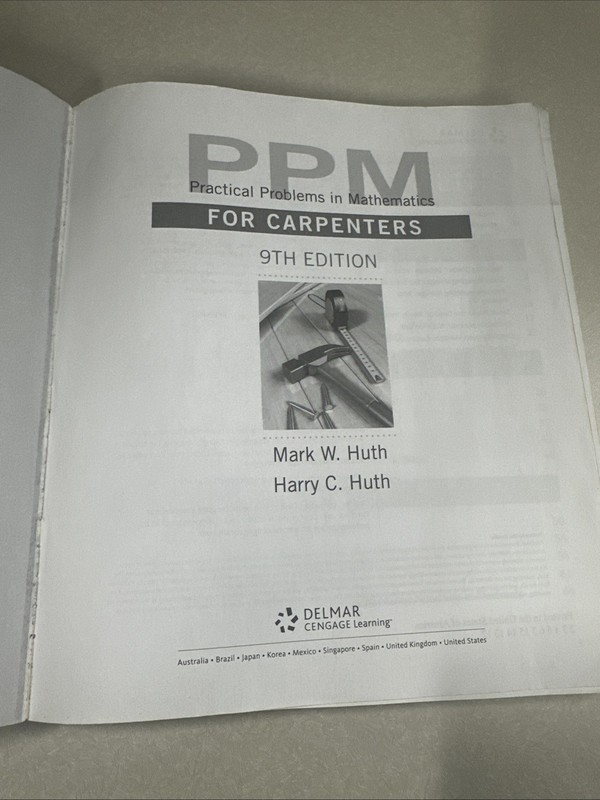 Practical Problems in Mathematics for Carpenters by Mark Huth gallery