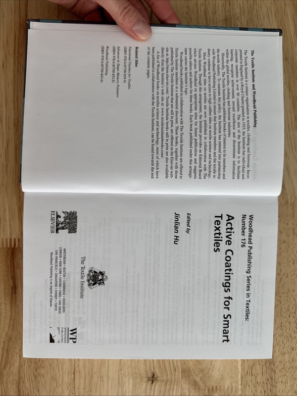 Active Coatings for Smart Textiles by Jinlian Hu (2016, Hardcover) gallery
