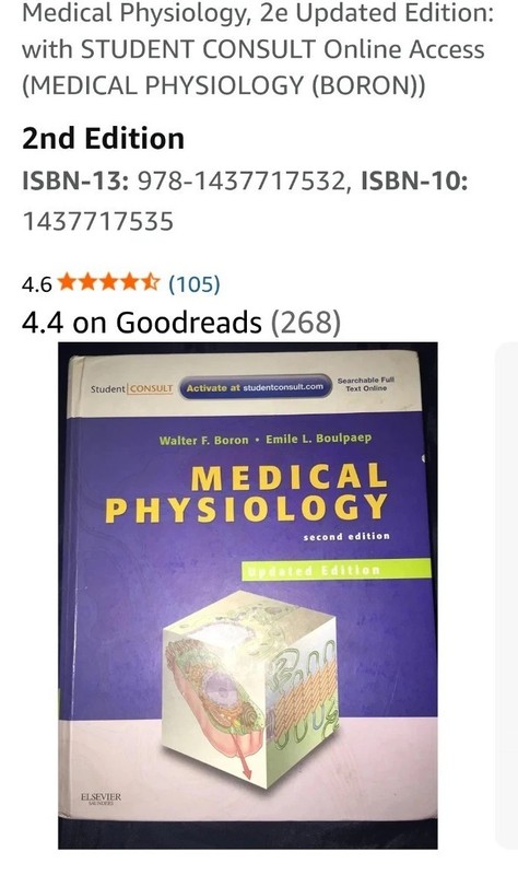 Medical Physiology by PhD Boron, Walter F, MD: Used