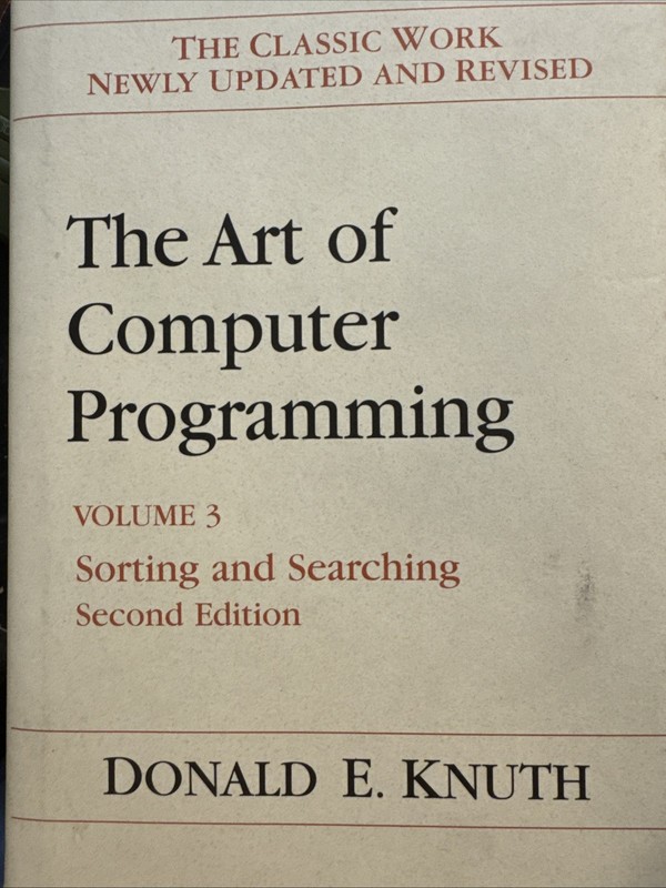 The Art of Computer Programming Third Edition, Volume 1 - 4a, Donald Knuth gallery