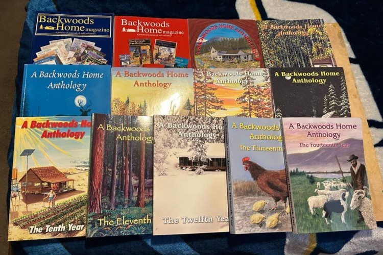 A Backwoods Home Anthology Volumes 1-14 Set Of 13 Books