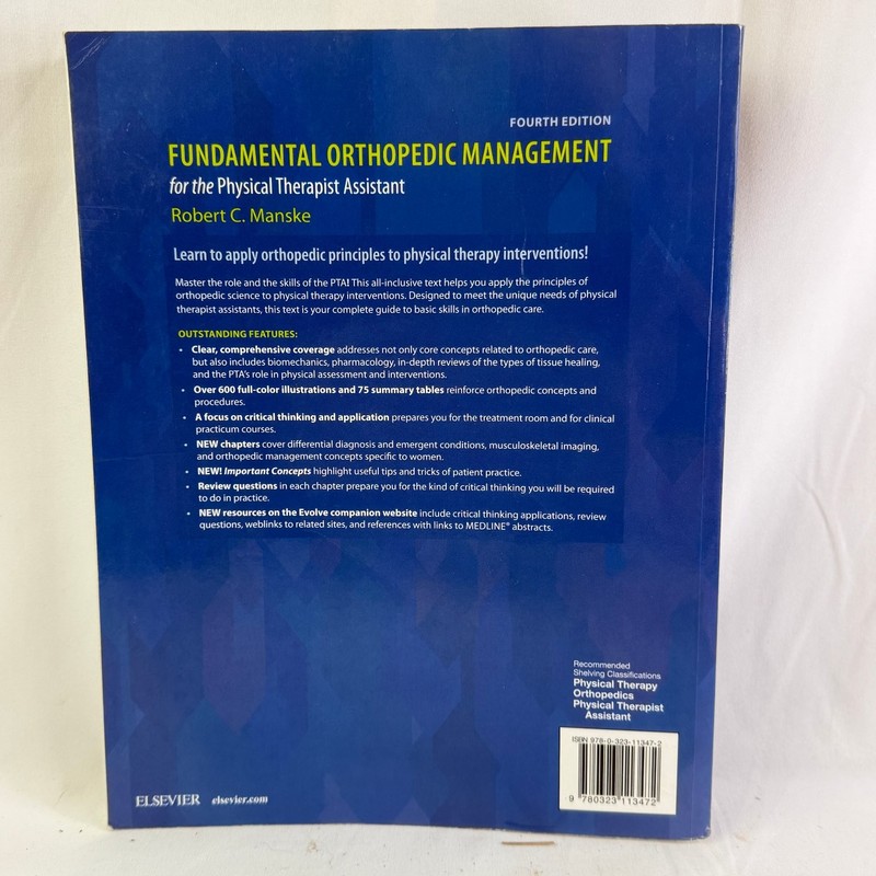 Fundamental Orthopedic Mgmt Robert C. Manske Physical Therapy Orthopedics 4th Ed gallery
