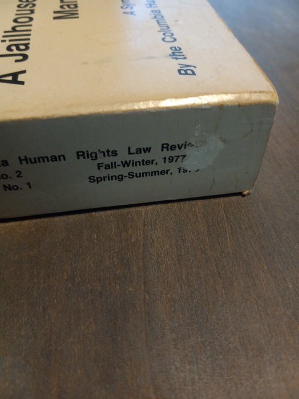 jail house lawyer's manual a symposium Columbia human rights law review 2021 gallery