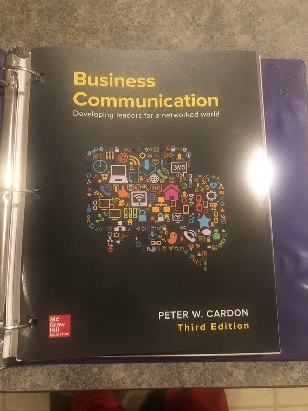Business Communication, Peter Cardon, Third Edition