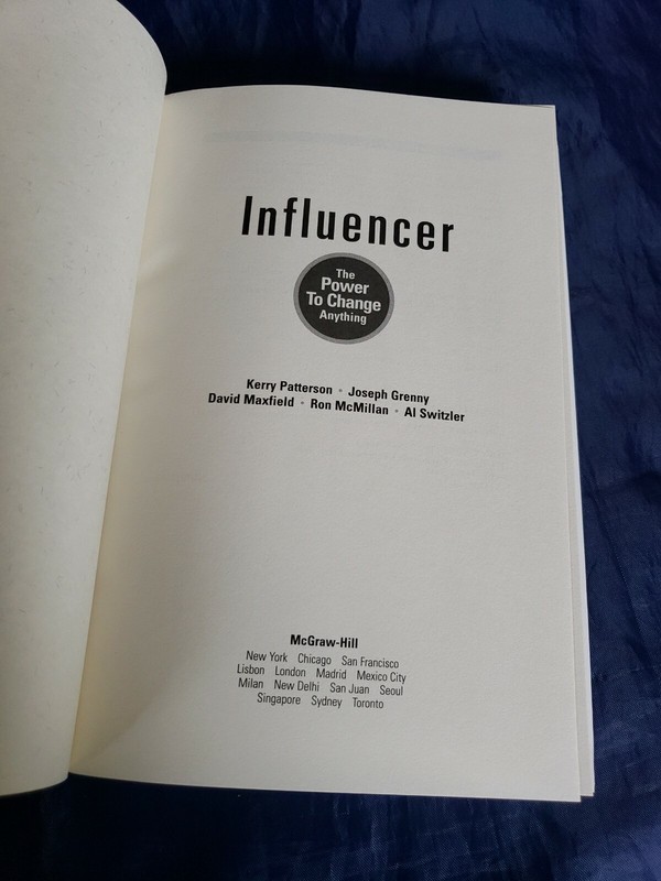 Influencer : The Power to Change Anything by Kerry Patterson Joseph Grenny HCDJ gallery