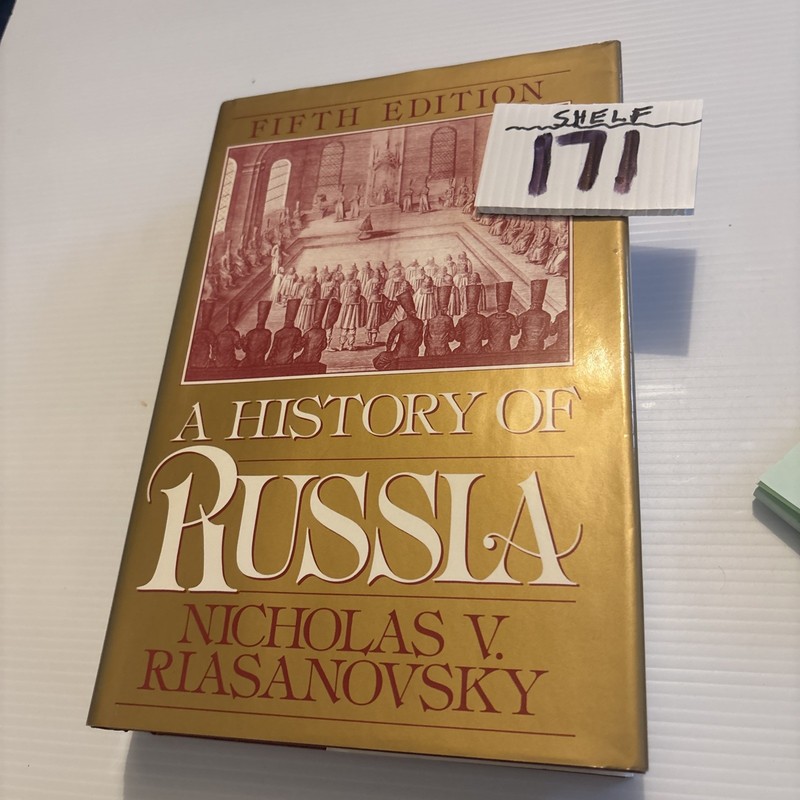 History of Russia Nicholas Riasanovsky