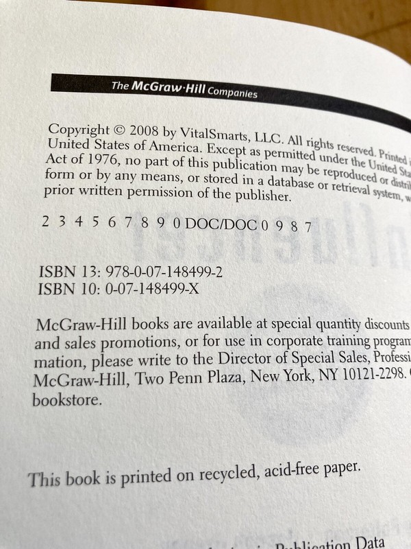 INFLUENCER: THE POWER TO CHANGE ANYTHING LIKE NEW HARDCOVER BOOK EXCELLENT gallery