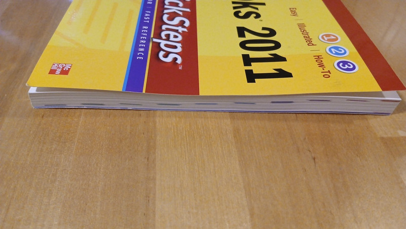 QuickBooks 2011 QuickSteps by Thomas A. Barich 2010 Trade Paperback Like New gallery