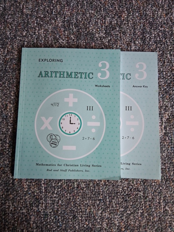 Rod and Staff Arithmetic 3 Worksheets and Answer key