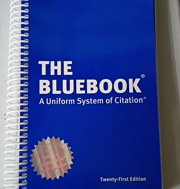 The Bluebook: A Uniform System of Citation Twenty-First Edition Spiral Bound