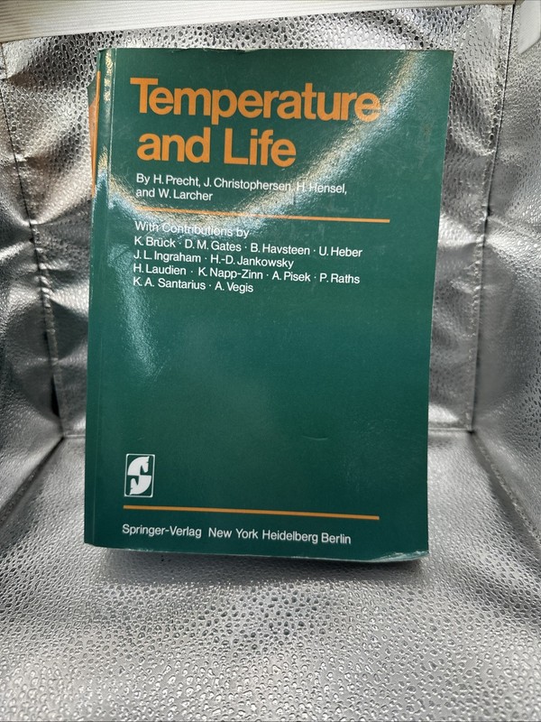 Temperature and Life by Herbert Precht (English) Paperback Book