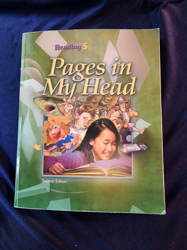 BJU Reading 5 Pages In My Head Student Textbook 2nd Ed 5th Gr Bob Jones Hardback