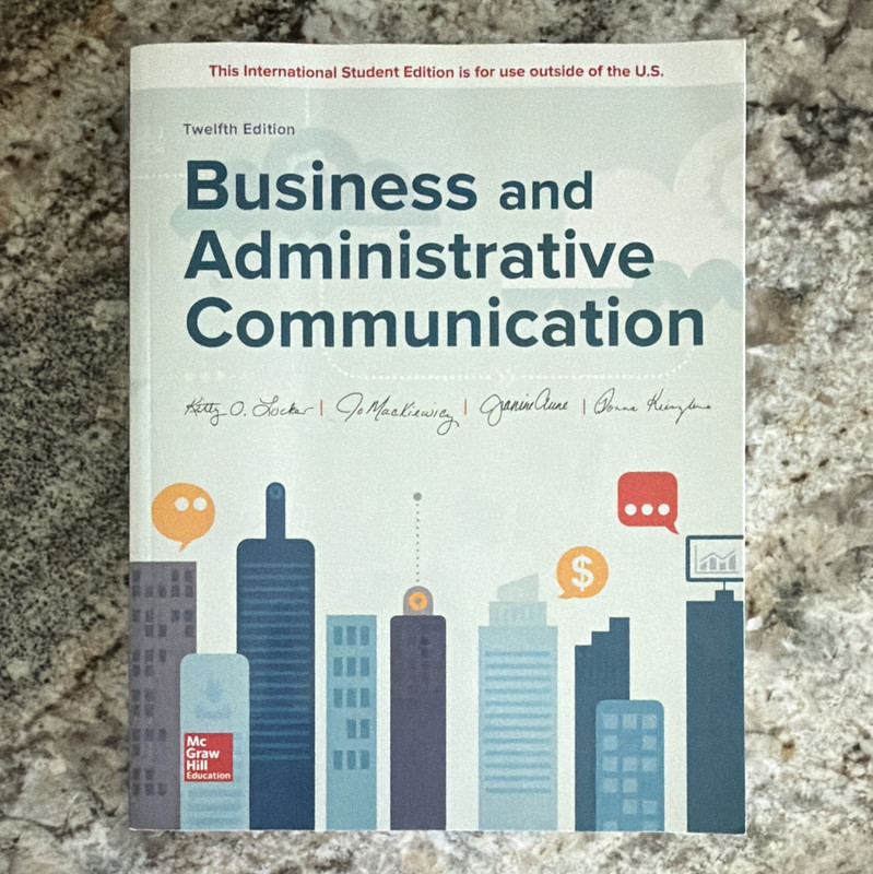 Business and Administrative Communication 12th ISE Connect PB Locker