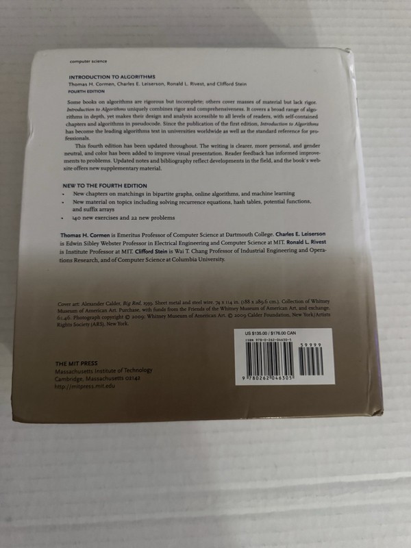 Introduction to Algorithms, Fourth Edition by Ronald L. Rivest, Charles E.... gallery