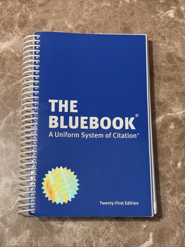 The Bluebook A Uniform System of Citation 21st edition 9780578666150