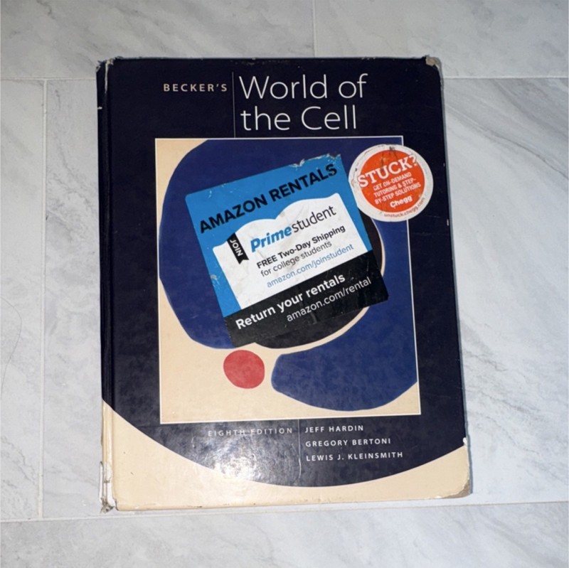 Becker’s World of the Cell Hardin Bertoni Kleinsmith 8th Edition Hardcover