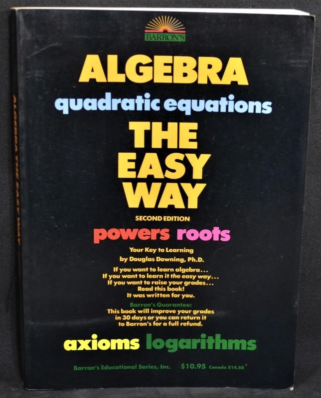 Algebra, the Easy Way (Algebra the Easy Way, 2nd Ed)
