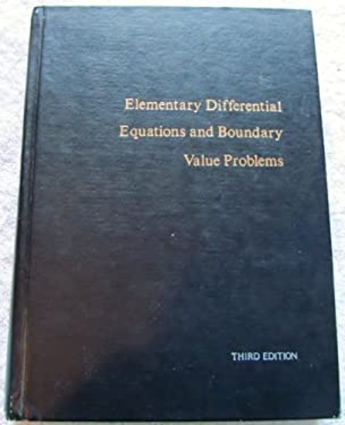 Elementary Differential Equations and Boundary Value Problems Har