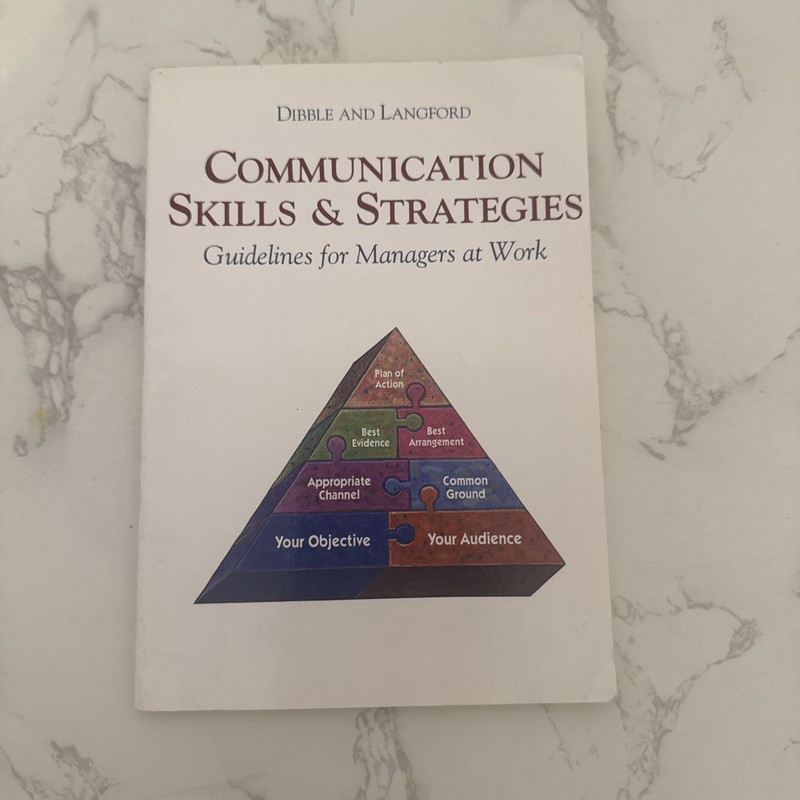 Communication Skills and Strategies : Guidelines for Managers at Work by T….
