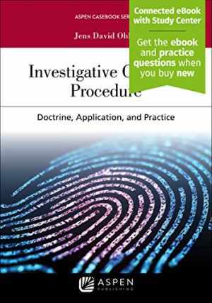 Investigative Criminal Procedure: – Paperback, by Jens David Ohlin – Acceptable