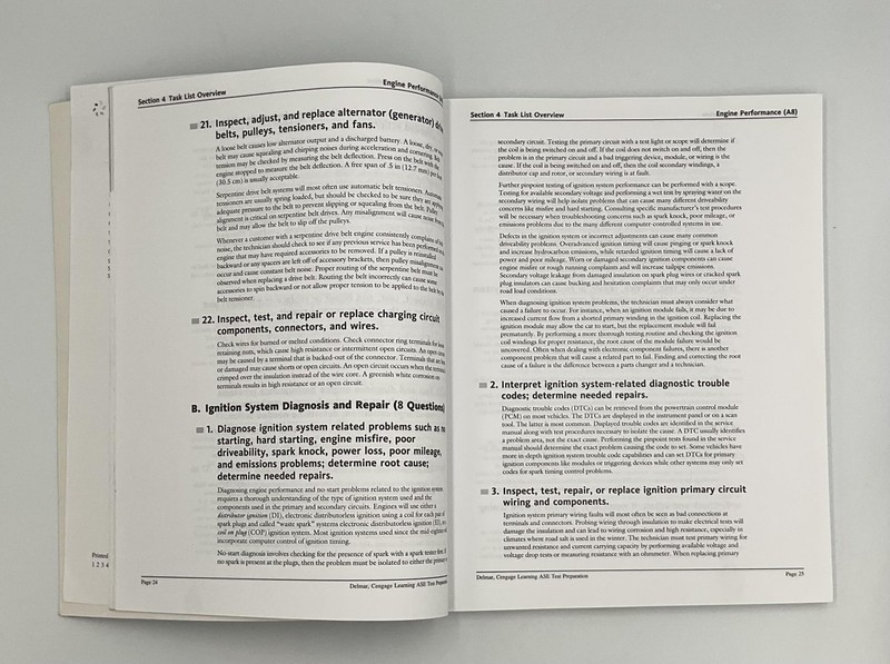 Engine Performance Delmar Cengage Learning Paperback A8 2012 USA gallery