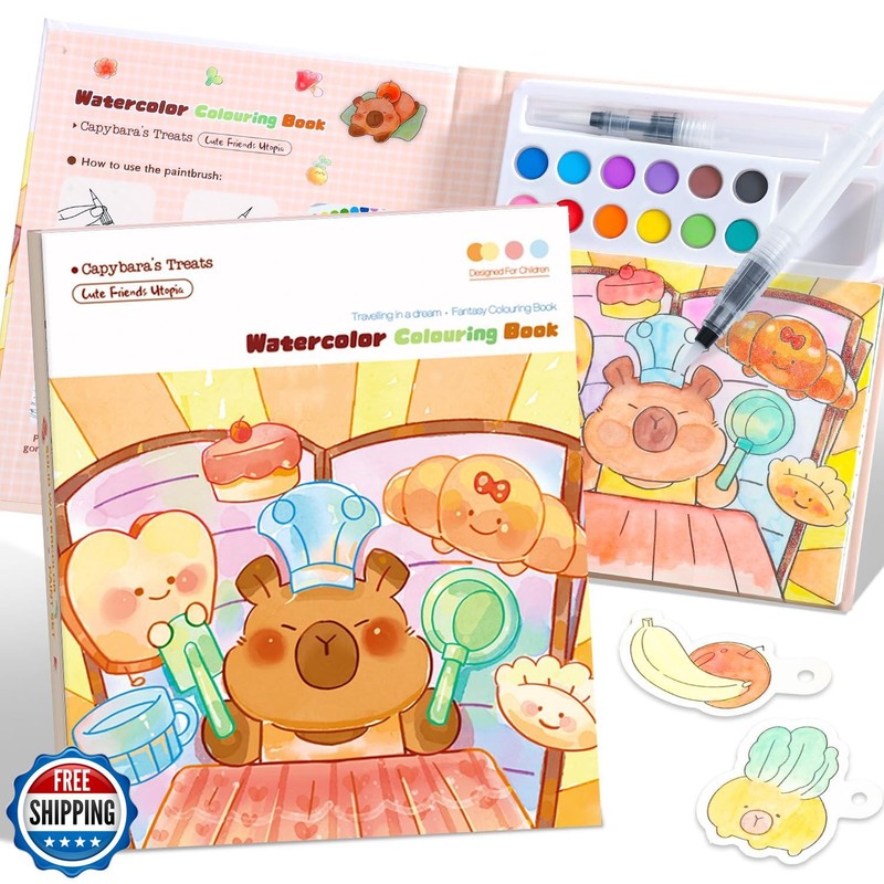 gesboole Paint with Water Coloring Books for Kids Ages 3-5, 4-8 –