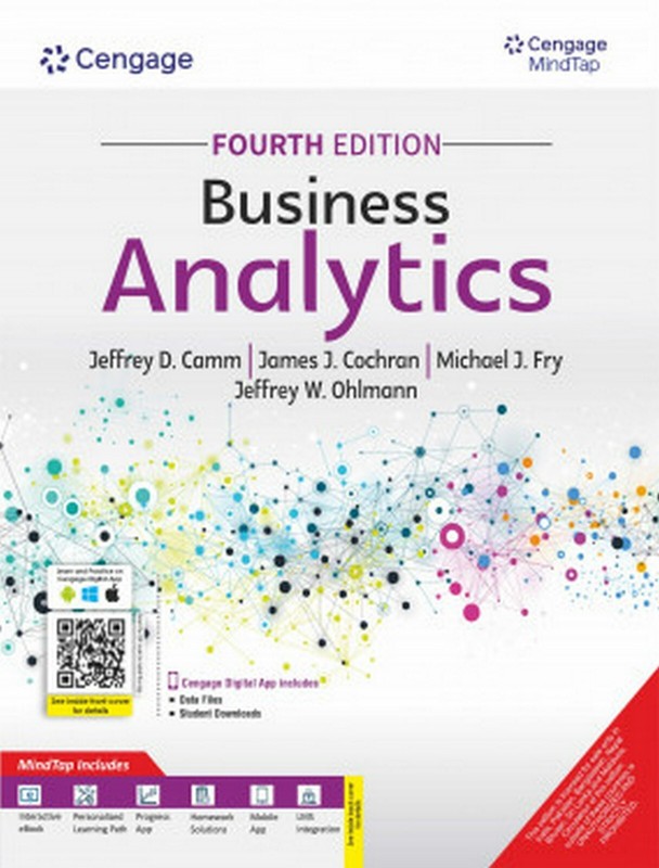 New: Business Analytics with MindTap by Jeffrey D. Camm «Free Ship from USA’