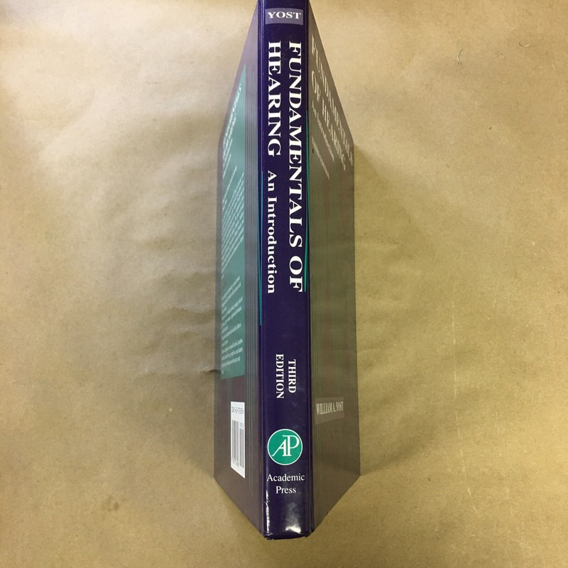 Fundamentals of Hearing : An Introduction by William A. Yost (1994, Hardcover) gallery