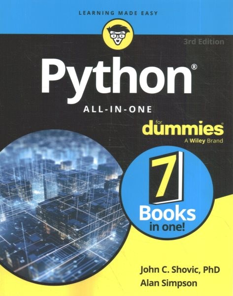 Python All-in-one for Dummies, Paperback by Shovic, John C.; Simpson, Alan, L…