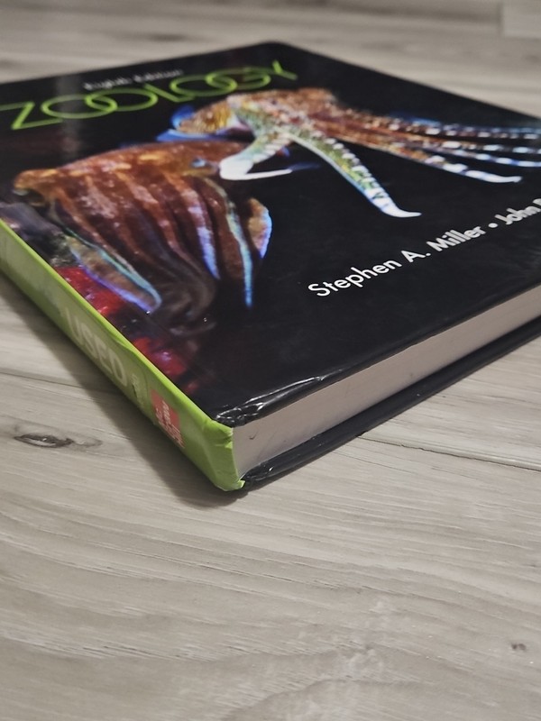 Eighth Edition Zoology Text Book Stephen A. Miller John P. Harley Hardback Book gallery