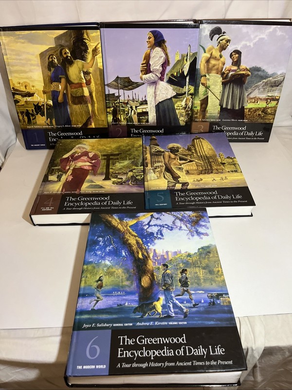 Greenwood Encyclopedia of Daily Life 6 Vol Set 2004 Joyce Salisbury HC gallery