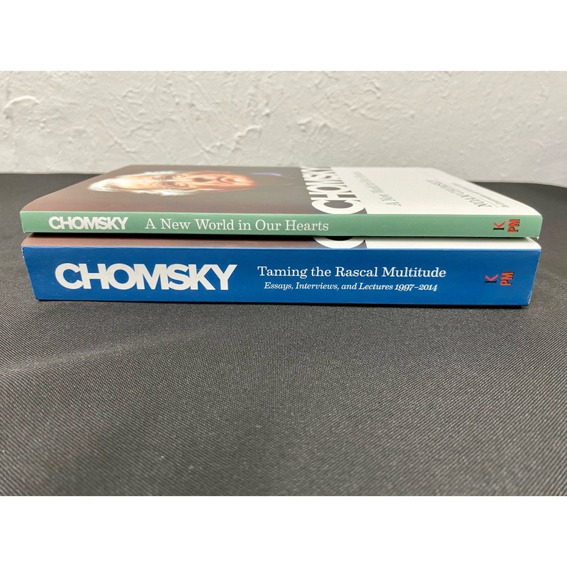 "Taming the Rascal Multitude "& "A New World in Our Home", Noam Chomsky Bundle gallery
