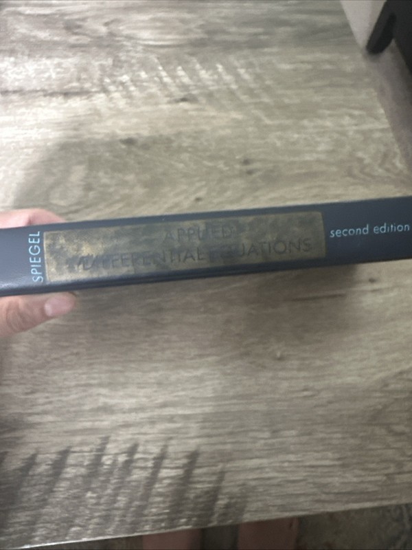 Applied Differential Equations, 2nd Edition By Murray R. Spiegel (HC, 1967) gallery