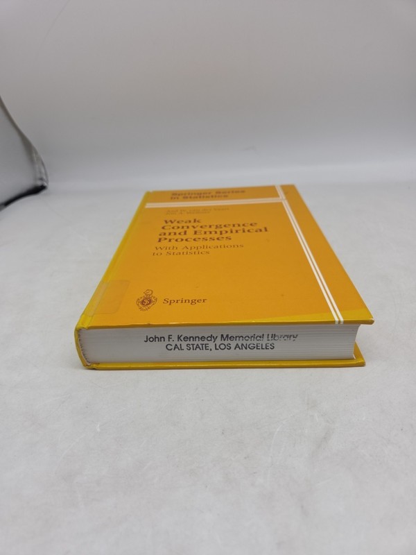 Weak Convergence and Empirical Processes: With Applications to Statistics - GOOD gallery